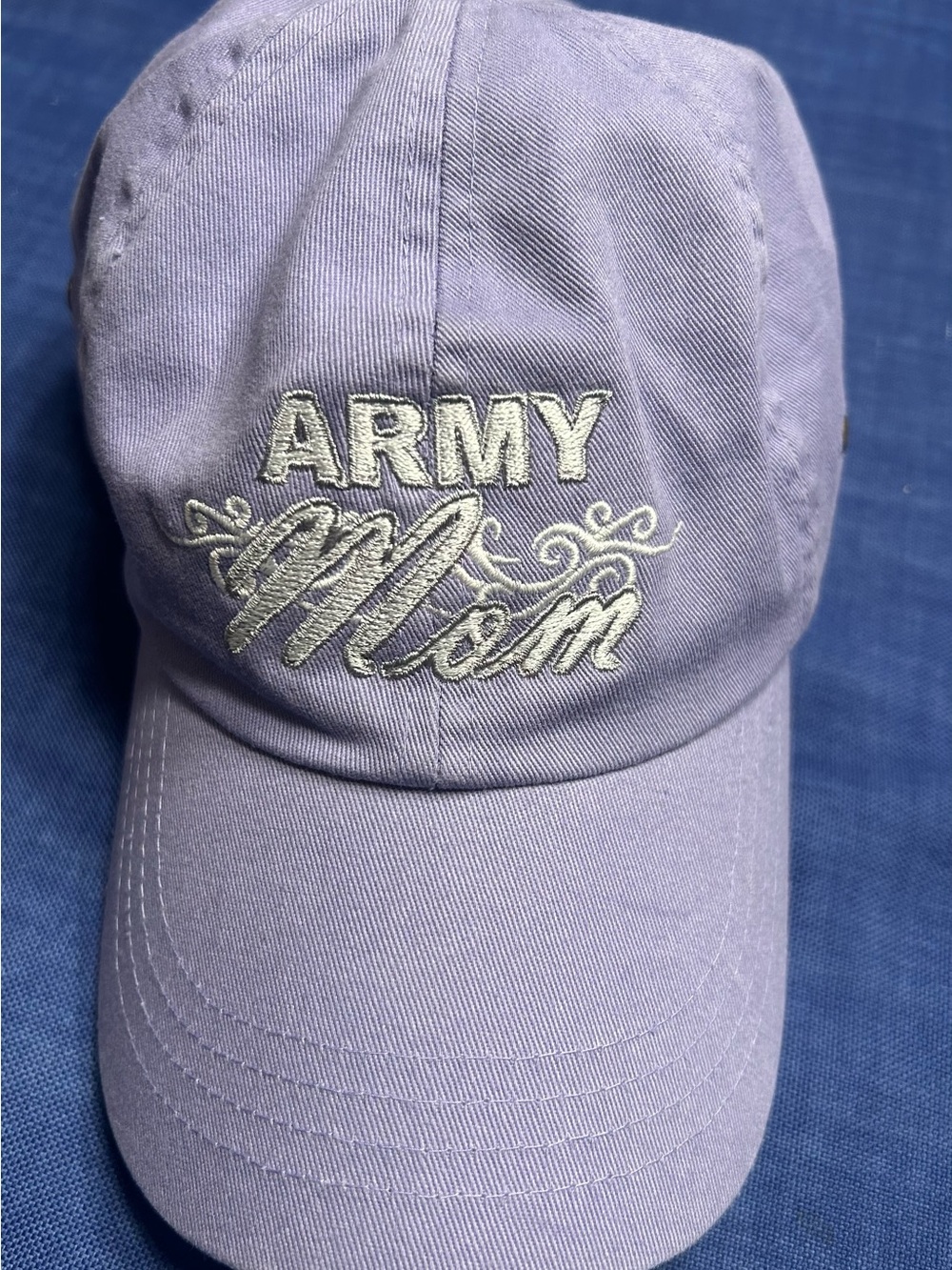 Army Mom Lavender Baseball Cap
